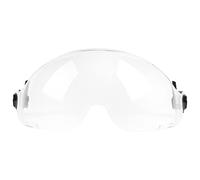 GREEN DEVIL Casque de Protection de Travail avec visière Transparente et Protection auditive - Casque de sécurité ABS réglable - Casque de Chantier ventilé avec Casque Industriel en 397 (visière