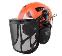 GREEN DEVIL VOLTEK Forest AIR Casque de protection forestier ABS pour postes de travail de haut niveau Certification EN12492 Conforme à la norme EN397 Absorption des chocs et résistance à la