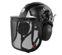 GREEN DEVIL VOLTEK Forest AIR Casque de protection forestier ABS pour postes de travail de haut niveau Certification EN12492 Conforme à la norme EN397 Absorption des chocs et résistance à la