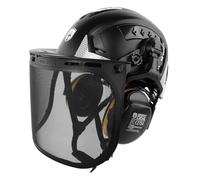 GREEN DEVIL VOLTEK Forest AIR Casque de protection forestier ABS pour postes de travail de haut niveau Certification EN12492 Conforme à la norme EN397 Absorption des chocs et résistance à la