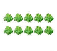 Green Dragon Lot de 10 commutateurs linéaires magnétiques compatibles avec claviers de jeu réglables 20 mm pré-voyage Action lisse pré-lubrifiés en usine 100 millions de touches