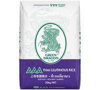 Green Dragon - NOUVELLE RECOLTE 2026 - Riz gluant thaïlandais qualité supérieure AAA - 20 kg