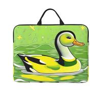 Green Duck Sac pour ordinateur portable 14" avec doublure antichoc et design portable, convient pour un usage professionnel et quotidien, noir, taille unique
