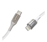 GREEN E - Cable Ecoconçu pour IPHONE 12 Lightning vers USB-C - 2 m - Blanc