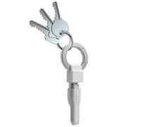 green_e Porte-clès écologique très résistant et recyclable et câble écologique très résistant et recyclable Lightning vers USB pour Apple iPhone 7 / 7 Plus / 6 / 6 Plus / 5S / C et iPad, 10 cm Blanc