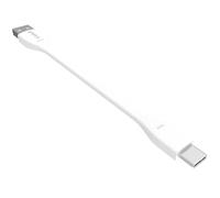 GREEN_E Pro Câble USB-A vers USB-C, 15 cm, Charge et Transfert de Données, Compatible avec Appareils USB-C, Blanc