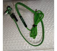 green Écouteurs portables à fermeture éclair, 3.5mm, m-x, prise audio, oreillettes matinales avec micro, mains libres, MP3, casque pour téléphone portable, PC ""Nipseyteko