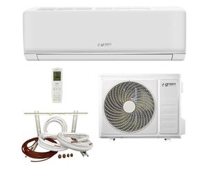 Green Electric Plus Climatiseur Mono Split 9000 Btu Wifi Efficacité Énergétique 2,5 kW R32 avec Kit d'Installation 5 Mètres, Unité Intérieure et Unité Extérieure