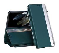 (Green)Electroplating Phone Case with Pen Holder for OnePlus Open and Oppo Find N3 5G, Protective Cover Compatible with OnePlus Open/Oppo Find N3