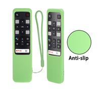 green Étuis de télécommande vocale RC802V FNR1, pour TCL Smart TV Android 4K, Netflix YouTube 49P30FS 65P8S 55C715 49S6800 43S434 Nipseyteko