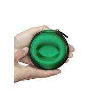 (Green)EVA Watch Storage Box Convenient Watch Sleeve Pressure Resistant Circular Watch Bag Anti Friction Anti Drop Case Red