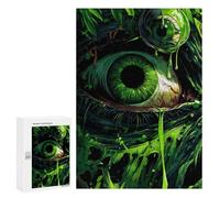 Green Eye Horror Poster -1 Puzzle 300 Pièces Educa Jouet en Bois Cadeau Unique Décoration Intérieure Jeu Éducatif Challenge Toy Adultes Et Enfants À Partir De 14 Ans 300 PCS