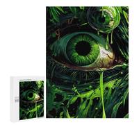 Green Eye Horror Poster -1 Puzzle 500 Pièces Educa Jouet en Bois Cadeau Unique Décoration Intérieure Jeu Éducatif Challenge Toy Adultes Et Enfants À Partir De 14 Ans 500 PCS