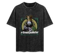 Green Eyes Matter Big Trouble in Little China Mens Unisex T-Shirt Graphic Print Top Black Tee 3XL
