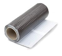 Green-Fast Bande d'étanchéité 300 mm x 5 m marron - Carton goudronné autocollant - Ruban adhésif imperméable pour toit, mur, cheminée, mur - Bande de raccordement murale - Revêtement extérieur