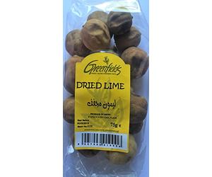 Green fields Lot de 10 champs de citron vert séché 75 g