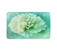 Green FlowersSupernatural Symbols Black Printing 1 pièce Serviette de plage en velours peau de pêche à séchage rapide surdimensionnée 140 x 70 cm pour adultes, serviette super absorbante