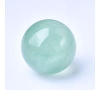 Green Fluorite Crystal Ball Ornaments Beads raw Stone Cutting Grinding and polishing,60~70mm Gemstone Stone