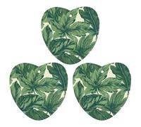 Green Foliage Botanical Lot de 3 désodorisants à suspendre pour voiture, maison, bureau, style noir