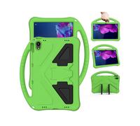 (Green)For Lenovo Tab P11 / J606F EVA Flat Anti Falling Protective Case Shell with Holder(Black)