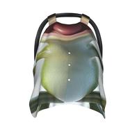 Green Frog Housse de siège auto pour bébé Housse d'allaitement douce pour bébé Housse de siège auto pour poussette pour filles et garçons