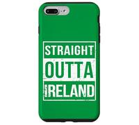 Green Funny Straight Outta Ireland Dublin UK Great Britain Coque pour iPhone 7 Plus/8 Plus