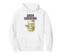Green Godfather Matcha Fan Citation Tea Humour Squad Culture Dad Sweat à Capuche