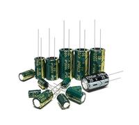 Green gold high frequency low resistance aluminum capacitor 10V 16V 25V 35V 50V 63V 100V 400V 450V 220 330 1000 2200 3300 4700UF MQXFCZUX(35V4700UF 2PCS)