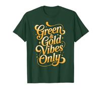 Green Gold Vibes Only Spirit W amp d'été d'une journée sur Le Terrain T-Shirt