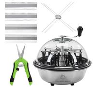 Green Grass Growers Coupe-feuilles Effeuilleuse Manuelle pour Culture Hydroponique | Outillage de Jardinage pour Coupe de Pot-pourri, Herbe | Lamelles Caoutchouc (41cm (16"))