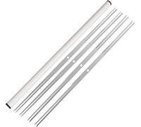 Green Grass Growers Set de Lames de Remplacement pour Coupe Feuilles - 4 Lames en Acier Inoxydable - 2 Types de Lames Aiguisées en Métal, pour Racines, Bourgeons et Herbes