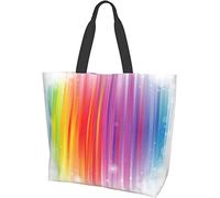 Green Happy St. Patrick's Day Clover Tote Bag Large Casual Women Shoulder Handbags Réutilisable Grocery Bags for Work Shopping Travel Beach