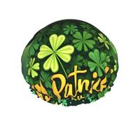 Green Hat Bonnet de douche imperméable réutilisable pour femme - Couvre-cheveux élastique pour bain, spa, voyage et usage quotidien