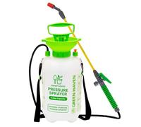 GREEN HAVEN Pulvérisateur à Pompe de 5 litres - Pulvérisateur à Pompe avec Sangle de Transport réglable - Pulvérisateur Haute Pression pour désherbant, pesticides, fongicides et Nettoyage