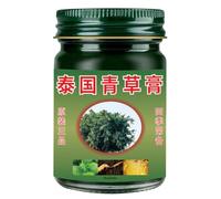 Green Herb Balm | 50g Thai Herb Balm Itching Relief | Skin Care Moisturizing Soothing Ointment for Back, Neck, Knee, Shoulder, Foot Massage