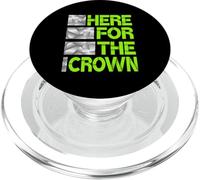 Green Here for The Crown Green Graphic PopSockets PopGrip pour MagSafe