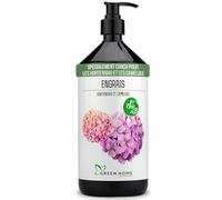 Green Home Engrais Hortensia & Camélia Liquide 1 L avec Pompe Doseuse NPK 5-5-7 - Engrais Hortensia Liquide pour Hortensias, Camélias et Rhododendrons