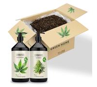 Green Home Kit de culture 72 litres de terreau avec perlite et 2 litres d'engrais hydroponique - Engrais minéral pour croissance et floraison - Pour accessoires de culture, culture en intérieur et en