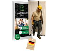 Green Home Lot de 2 portes anti-poussière avec fermeture magnétique (non-tissé) 1,20 x 2,20 m, ruban adhésif double face inclus