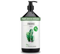 Green Home Love Nature Engrais Cactus Liquide 1L avec Pompe Doseuse - Engrais NPK 7-3-5 pour Cactus et Succulentes - Croissance Vigoureuse, Racines Fortes et Floraison Intense