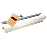 Green Home Rouleau débulleur 50 cm Rouleau à pointes 31 mm, 500 mm avec protection anti- éclaboussures blanc