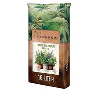 Green Home Terreau de Semis & Herbes 18L - Substrat pour Légumes & Herbes, Semis & Tomates, Potagers surélevés, avec Nutriments à Libération Lente, Structure Légère pour Germination Optimale