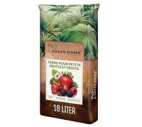Green Home Terreau Fruits Rouges 18L Bio avec Engrais Longue durée pour fraisiers tomates Potager Balcon carré Potager Jardin Pots bacs Croissance vigoureuse récolte abondante