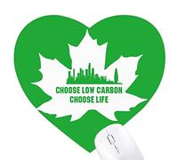 green homes civilisés Jeux de tapis de souris en forme de coeur