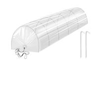 Green House Cover, Portable Garden Tunnel, 118.11x17.72x17.72 inches Row Shade Protector, 2 in 1 Gardening Accessory for Sun Protection on Backyard Beds Balconies Small Terraces