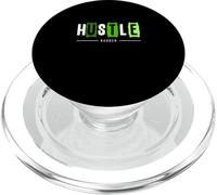 Green Hustle Harder Green Graphic PopSockets PopGrip pour MagSafe