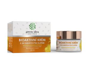 Green Idea Bioaktivní krém s 24 karátovým zlatem soin de luxe pour peaux matures 50 ml