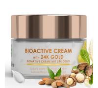 Green idea - Crème Bioactive à l'Or 24K - Soin de Luxe Anti-Âge Anti-Rides Hydratant pour Peau Mature - Revitalisant avec Particules d'Or Pur - 50ml