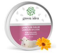 Green idea - Crème lanoline HPA - régénérant à cire d'abeille, menthol, argousier, calendula - Baume pieds - Callosités - Baume a levre - Lèvres gercées, mamelons douloureux - 50 ml
