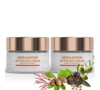 Green idea Crème pour le visage à l'astaxanthine - Soin de la peau anti-âge bio - Crème antioxydante - Protection contre les radicaux libres - Crème pour le visage - Avec huile de rose musquée, beurre